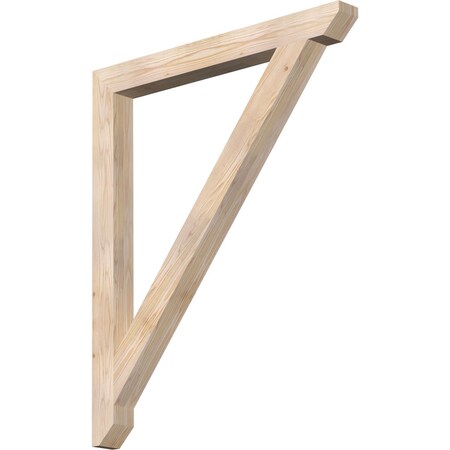 Ekena Millwork Traditional Slat Smooth Bracket, Douglas Fir, 3 1/2"W x 38"D x 46"H BKT04X38X46TRA06SDF